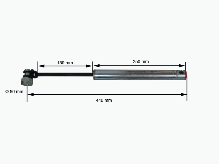 Amortiguador cabezal 1200/1400 Kg Knott. REF 2910107