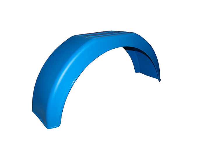 Guardabarros simples remolque 14" PVC azul REF 291095