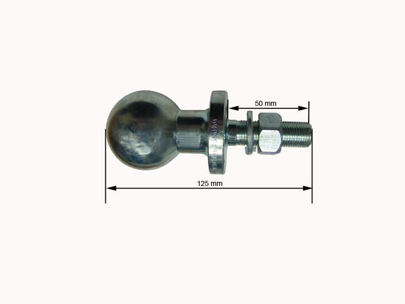 Bola con rosca 5/8 (16 mm) no homologada D.50 ref 291103