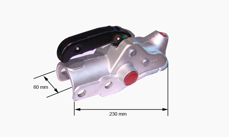Cabeza del cabezal AL-KO AK 351 redondo 60mm fundicion para 3500 kg REF: 291134