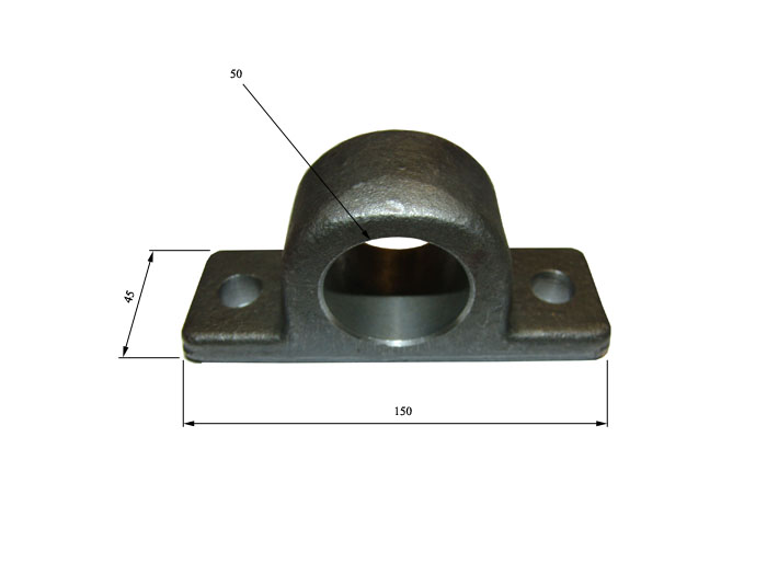 Soporte cilidro de fundición Carrera Ø 50 ref 550105