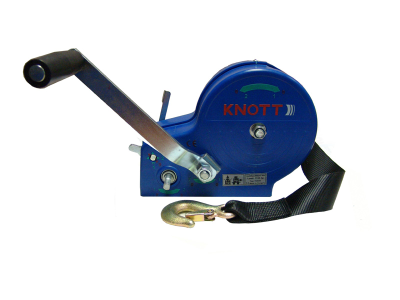 Cabrestantes Con cinta + gancho (900Kg) Knott REF 610010