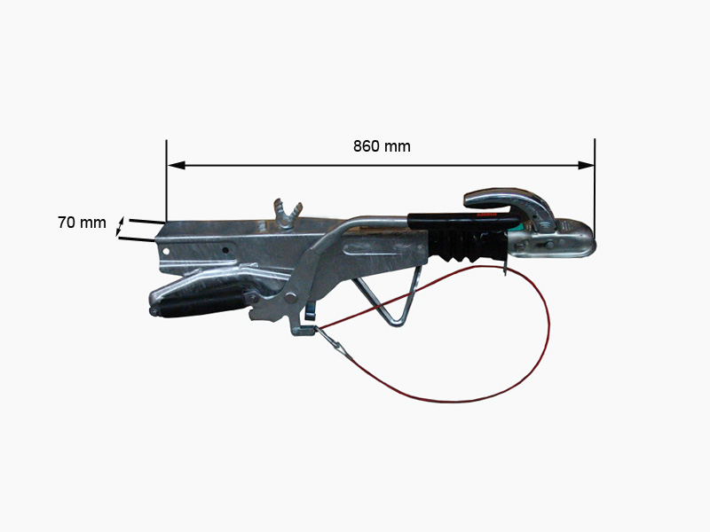 Enganche c/f recto de 1700Kg C.70 Knott. 690027