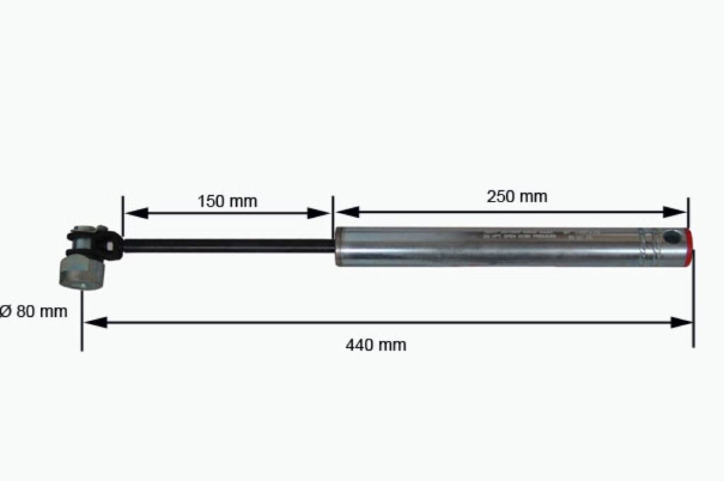 Amortiguador cabezal 1300Kg-1400Kg Knott.REF 290052